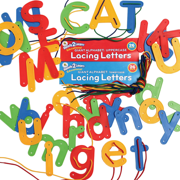 Center Enterprises Ready2Learn™ Lacing Letters, Both Upper and Lowercase 6903